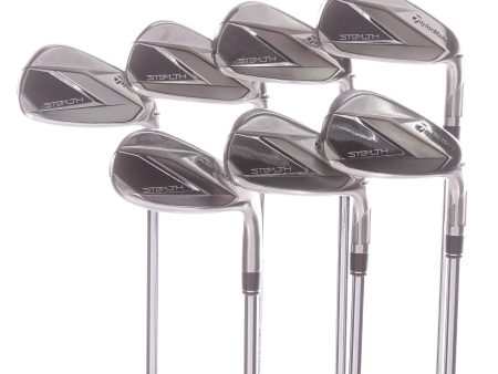 TaylorMade Stealth Steel Men s Right Irons 5-SW Stiff - KBS Max 85 For Sale