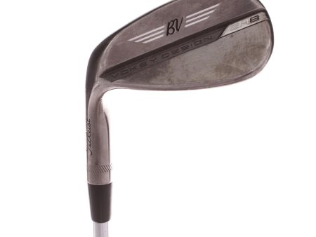 Titleist Vokey SM8 Brushed Steel F Grind Steel Men s Left Gap Wedge 52 Degree 8 Bounce Wedge - BV Design Discount