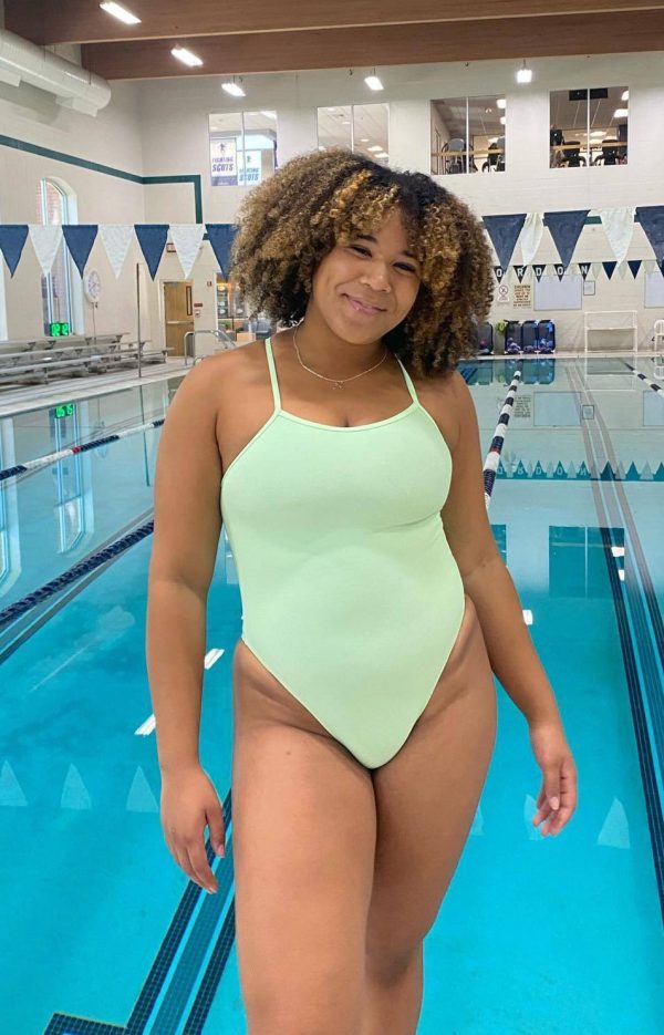 Perry Swim Onesie - Mint Sale