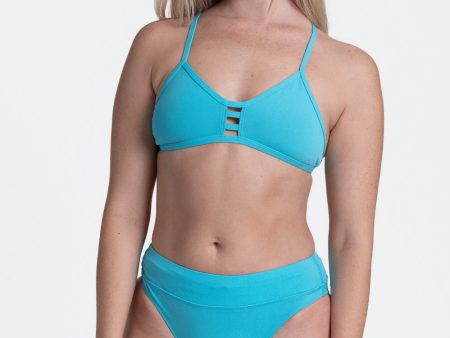 Zoe Bikini Bottom - Hawaii Blue Online Sale