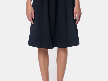 Audrey Pull-On Skirt in Navy on Sale