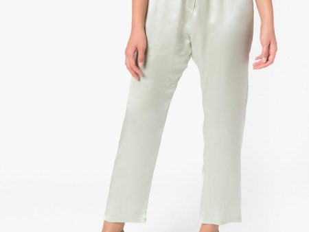 Azour Highwaist Pants in Dusty Blue Cheap