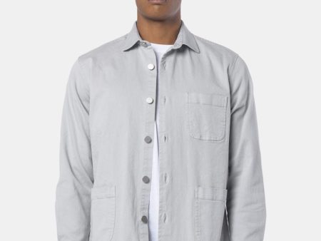 Overshirt Denim One in Grey Online Hot Sale