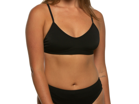 Zoe Bikini Bottom - Black Hot on Sale