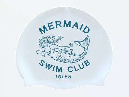 Silicone Swim Cap - Mermaid Swim Club For Cheap