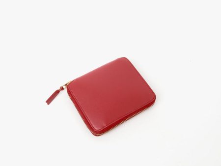 Zip Wallet in Deep Red Online