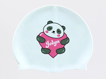 Silicone Swim Cap - Panda Luv on Sale