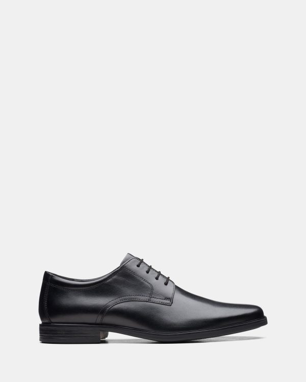 Howard Walk Black Leather Cheap