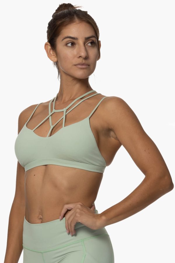 Calicoan Lace Sports Bra - Pistachio Online