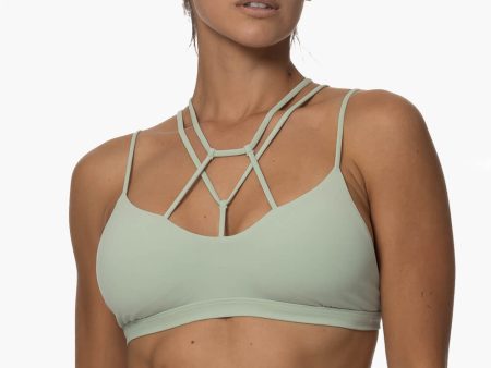 Calicoan Lace Sports Bra - Pistachio Online