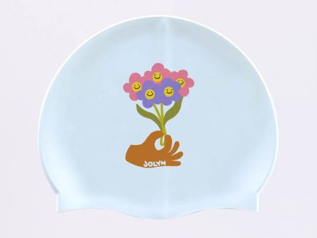 Silicone Swim Cap - Bouquet Cheap