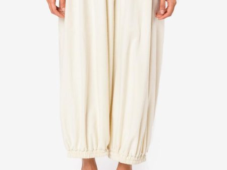 Balloon Pants in Cream For Discount