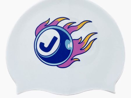 Silicone Swim Cap - 8Ball Online now