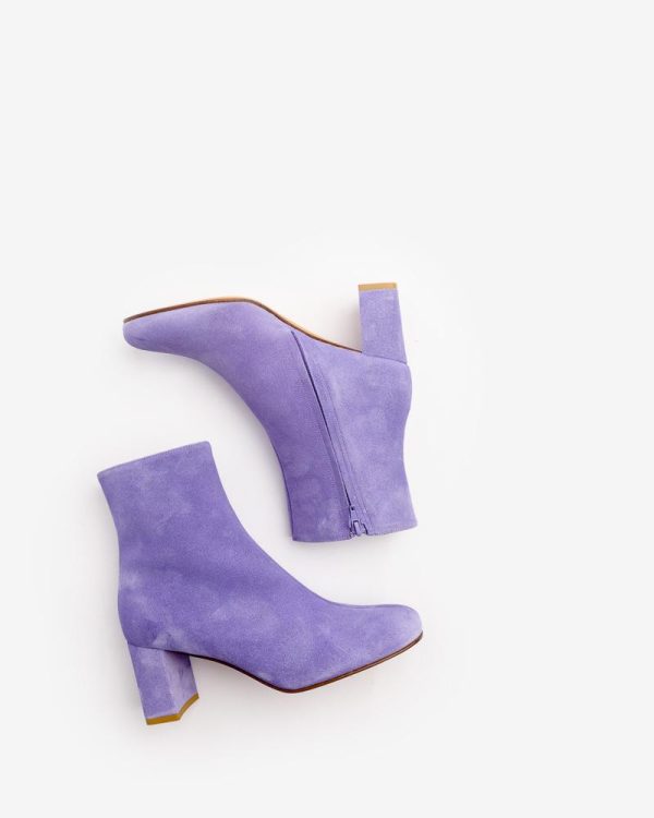 Agnes Boot in Iris Suede on Sale