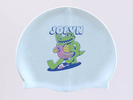 Silicone Swim Cap - Alligator For Cheap