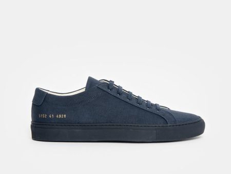 Achilles Low in Canvas Navy Cheap