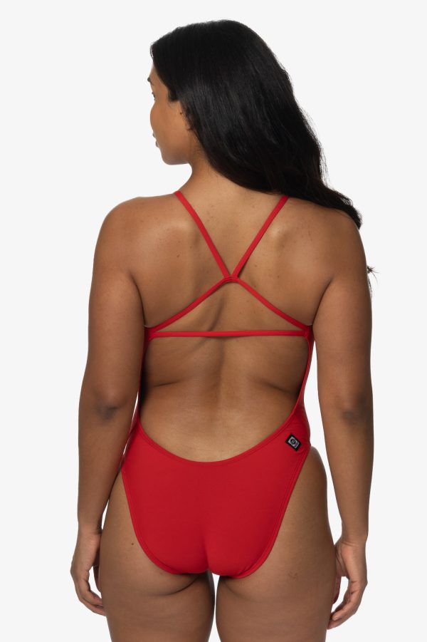 Raya Swim Onesie - Red Online Sale