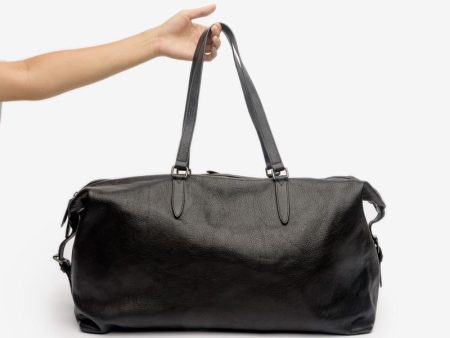 Leather Bag in Black Cheap