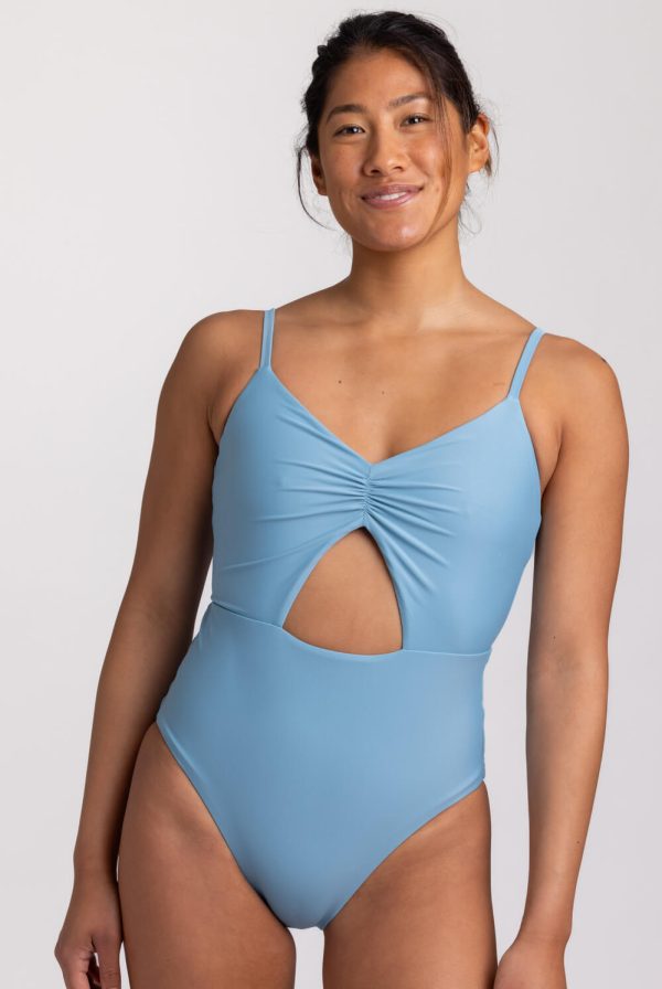 Ariana Fixed-Back Onesie - Bluebell Sale