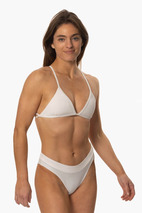 Alanna Bikini Bottom - White For Discount