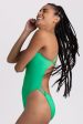 Alyssa Swim Onesie - Keylime For Cheap