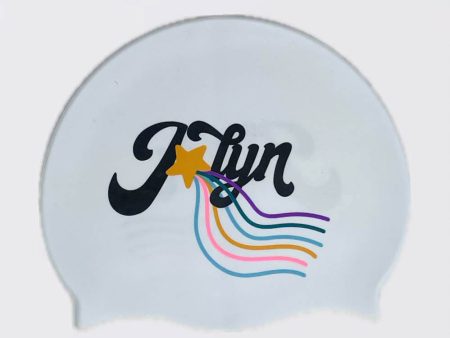 Silicone Swim Cap - Shooting Star Hot on Sale